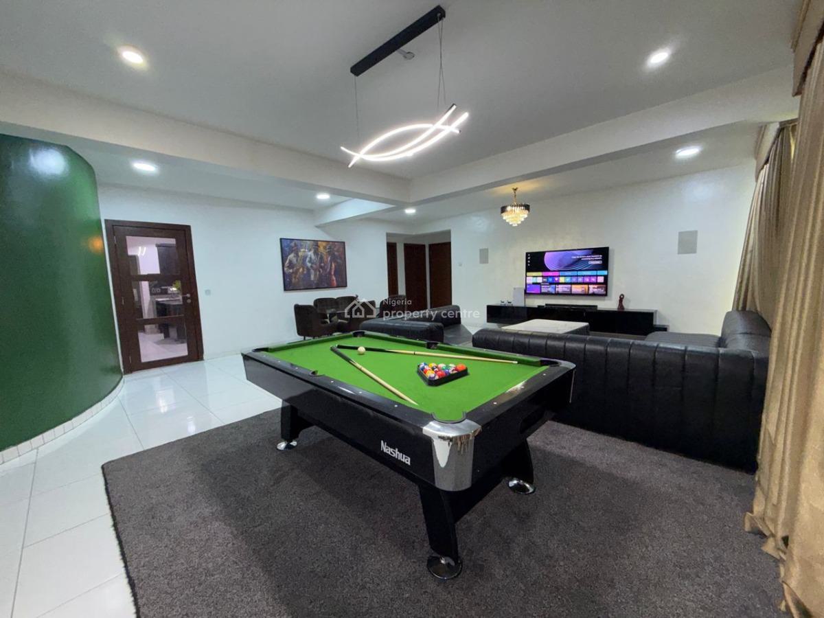 Luxury 3bed with Pool Table & Ps5, Richmond Gate 3 Estate Ikate, Ikate, Lekki, Lagos, Flat / Apartment Short Let