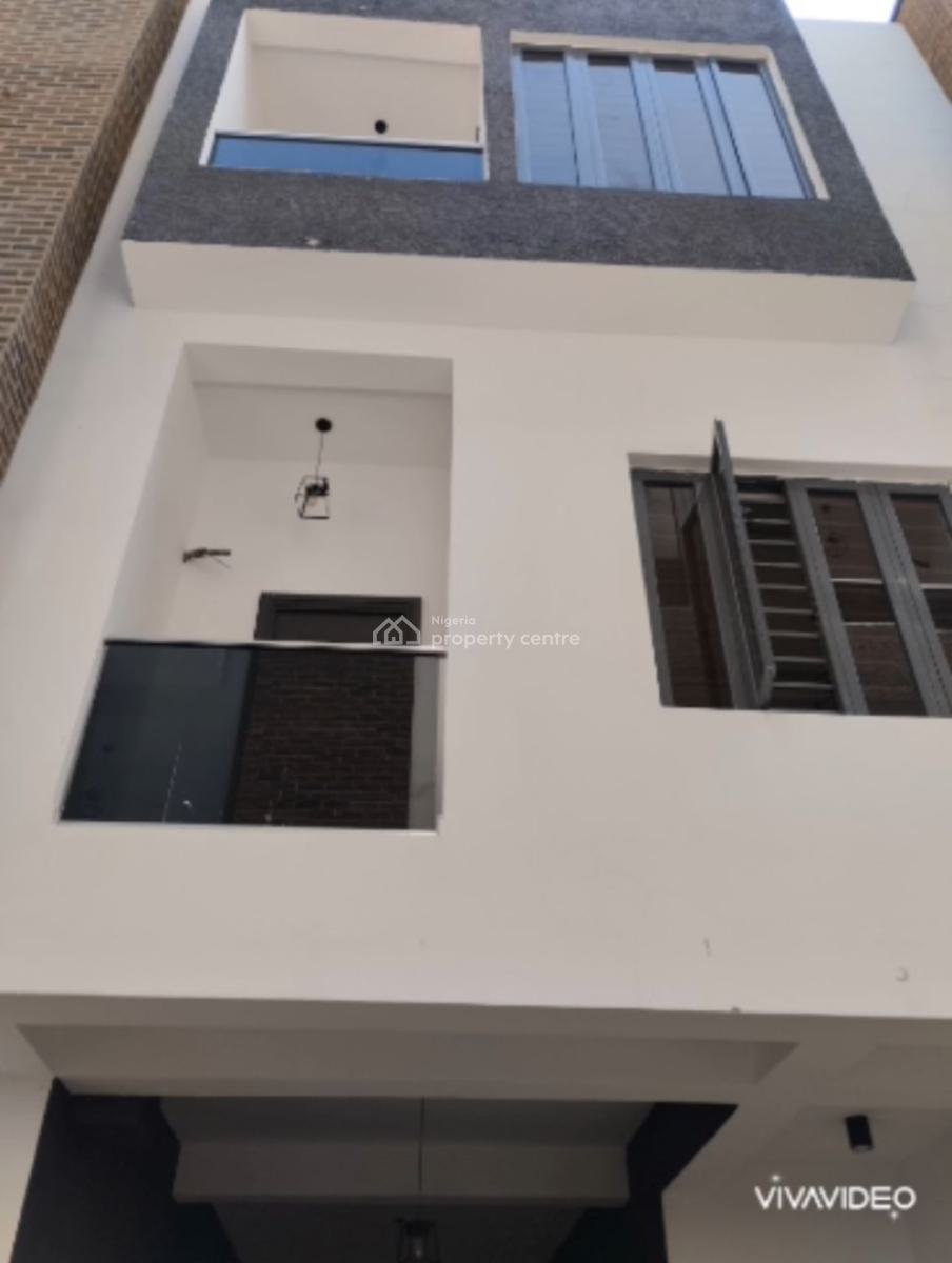 Brand New 14 Units of 4 Bedroom Terraced Duplexes + Bqs, Spg Road, Ologolo, Lekki, Lagos, Terraced Duplex for Sale