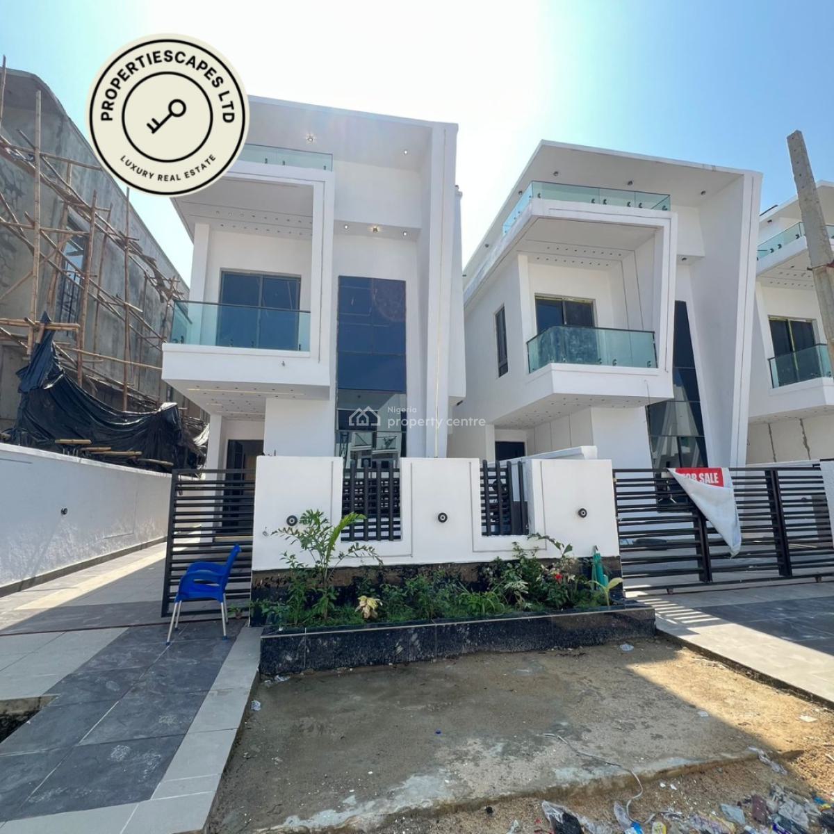 4 Bedroom Fully Detached Duplex with Bq and Swimming Pool, Lekki, Ajah, Lagos, Detached Duplex for Sale