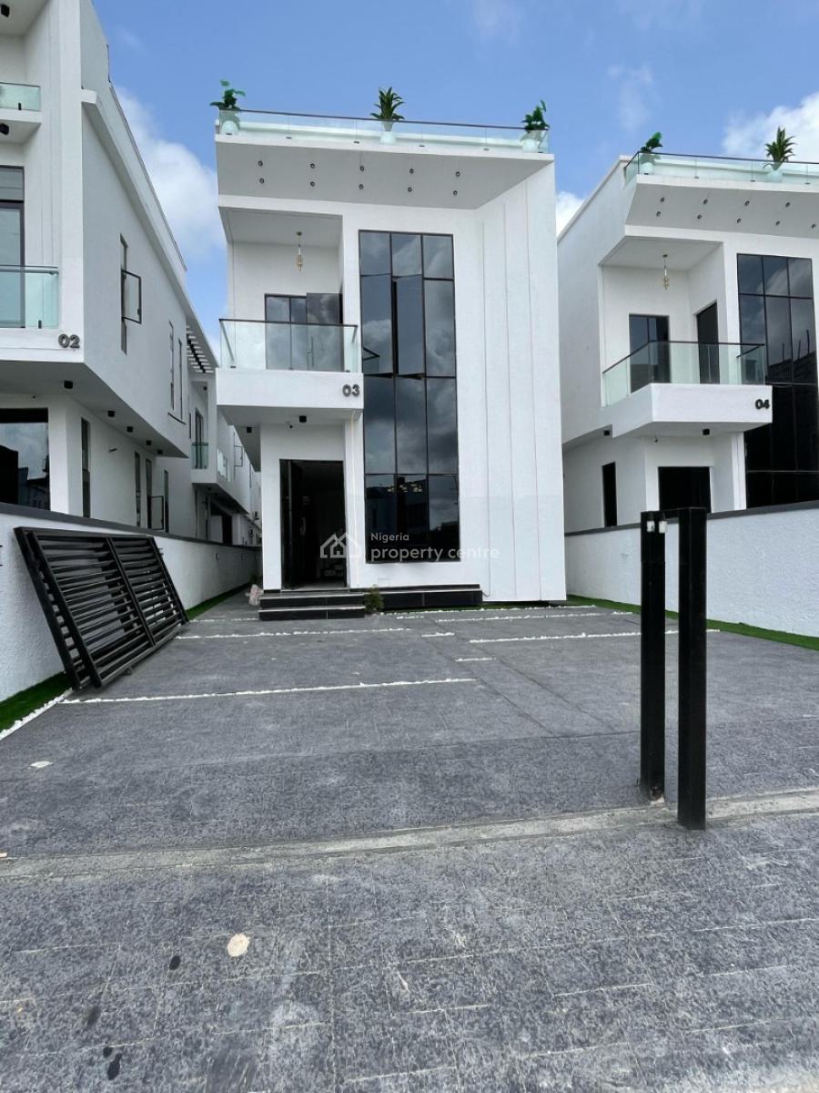 Luxury 5bed Fully Datched Duplex with Bq and Pool, Chevron 🔰, Lekki, Lagos, Detached Duplex for Rent