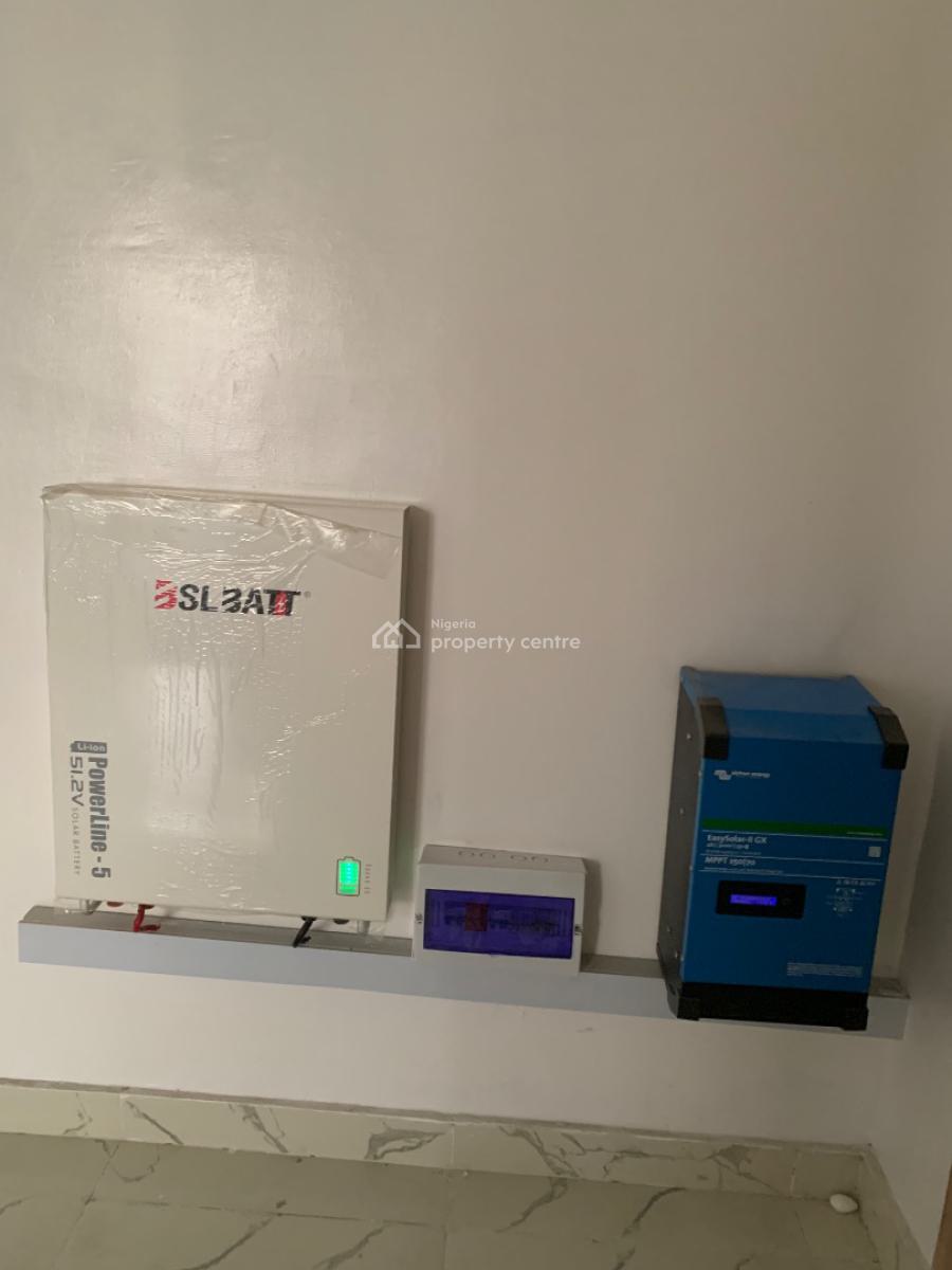 Solar Powered Furnished 2 Bedroom Terrace with Smartlock, Ogombo Road, Ajah, Lagos, Terraced Duplex for Rent