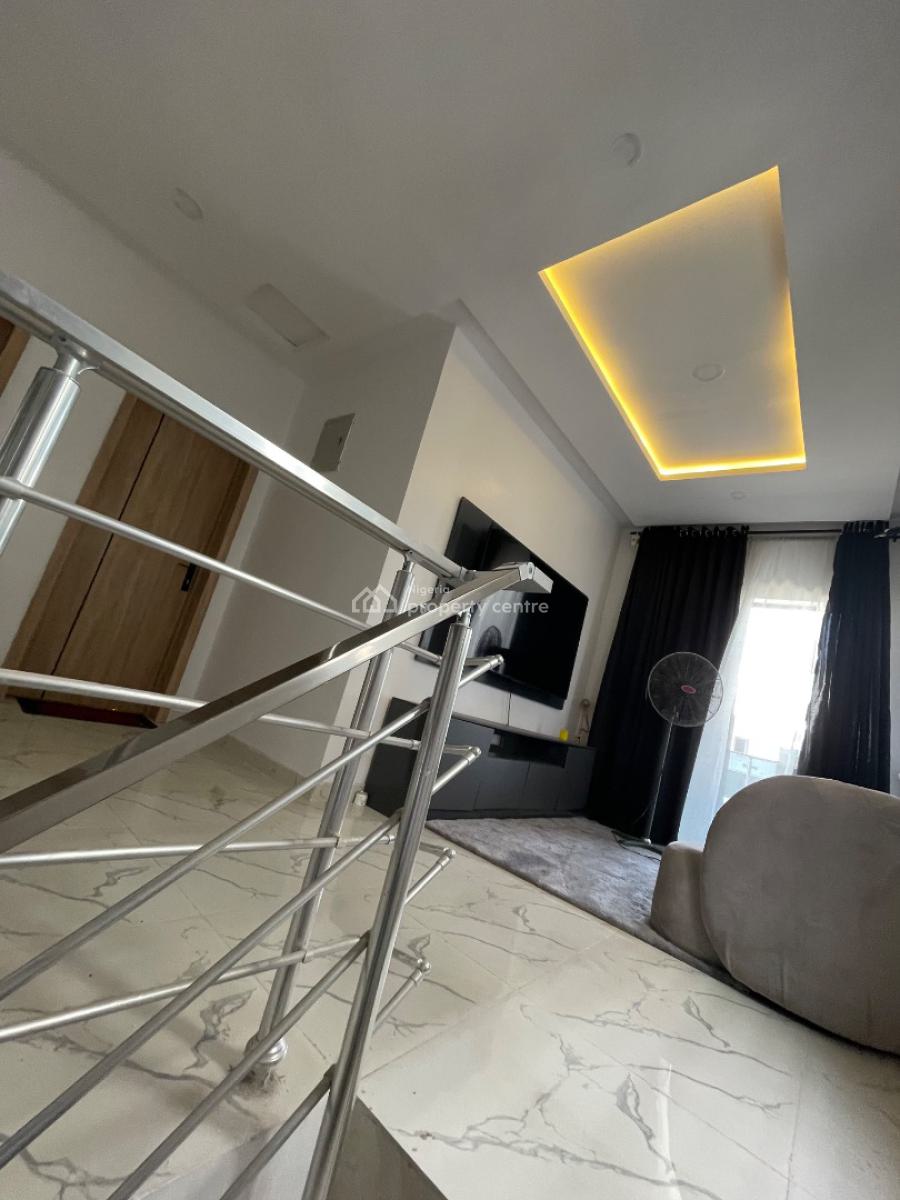 Solar Powered Furnished 2 Bedroom Terrace with Smartlock, Ogombo Road, Ajah, Lagos, Terraced Duplex for Rent