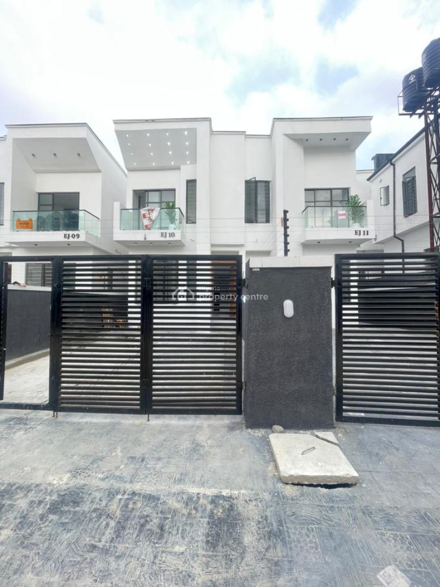 Well-built Luxury Spacious 4 Bedroom Semi-detached Duplex with Bq, Ikota, Lekki, Lagos, Semi-detached Duplex for Sale