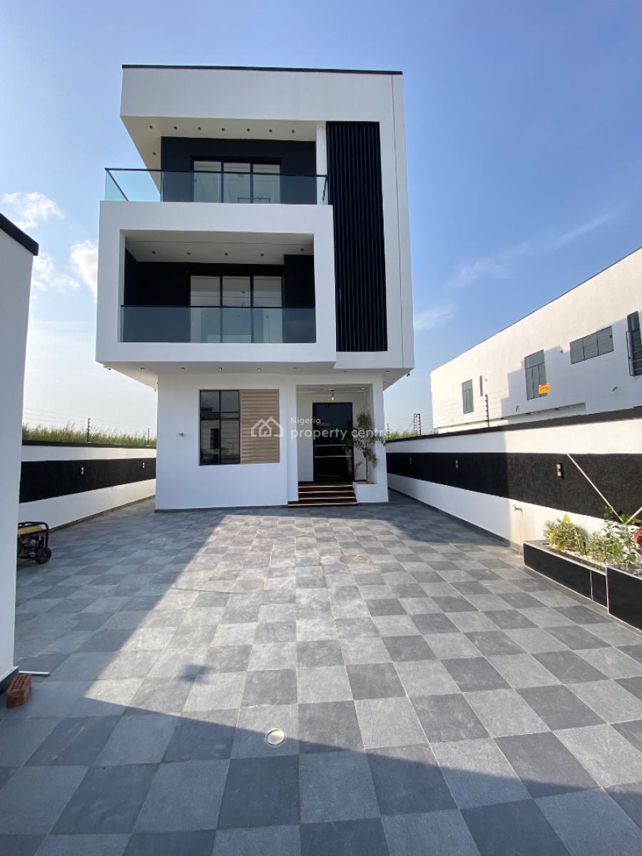 Newly Built 5 Bed Contemporary Duplex with 1bq, Ajah, Ajah, Lagos, Detached Duplex for Sale