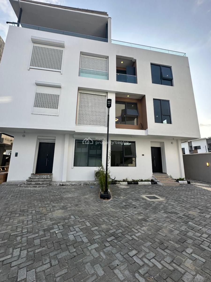 Exquisitely Finished Serviced 5 Bedroom Semi-detached House with Bq, Lekki Phase 1, Lekki, Lagos, Semi-detached Duplex for Sale
