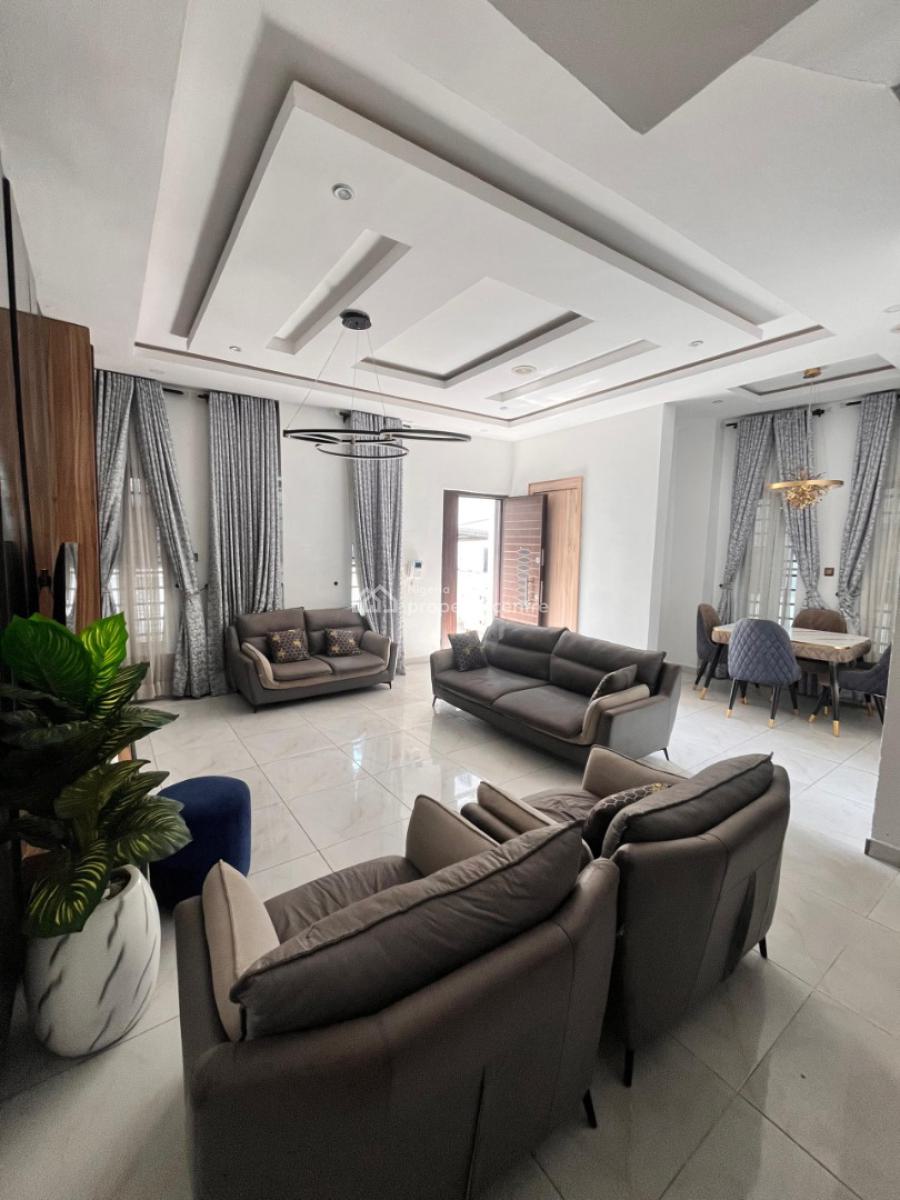 Specious Well Built 4bedroom Semi Detached Duplex with Bq, Orchid Road Lekki Lagos, Lekki Phase 1, Lekki, Lagos, Semi-detached Duplex for Rent