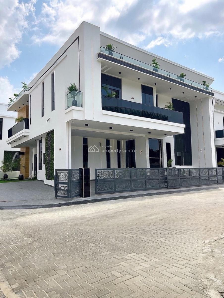 Contemporary 5 Bedroom Detached Duplex with Pool, Gym, Cinema and Bq, Chevron, Lekki, Lagos, Detached Duplex for Sale