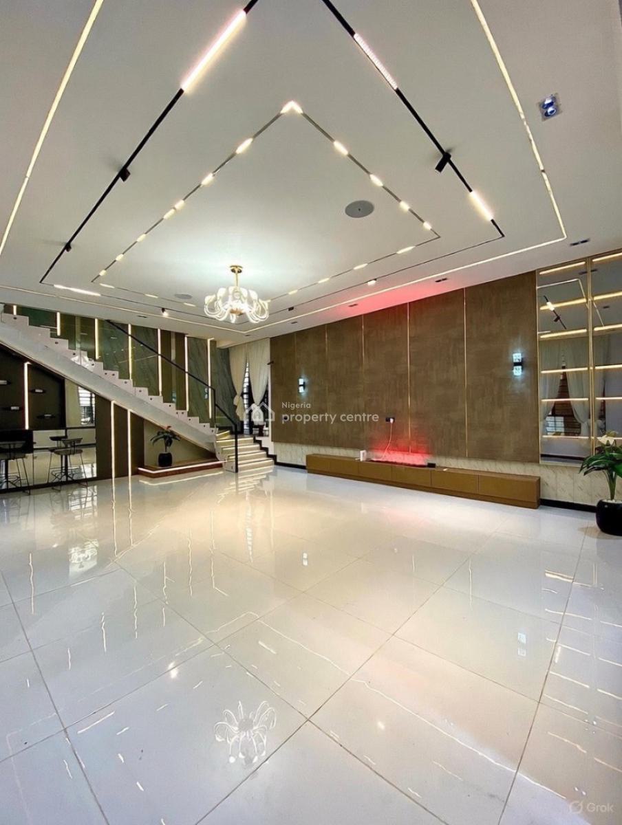 Contemporary 5 Bedroom Detached Duplex with Pool, Gym, Cinema and Bq, Chevron, Lekki, Lagos, Detached Duplex for Sale