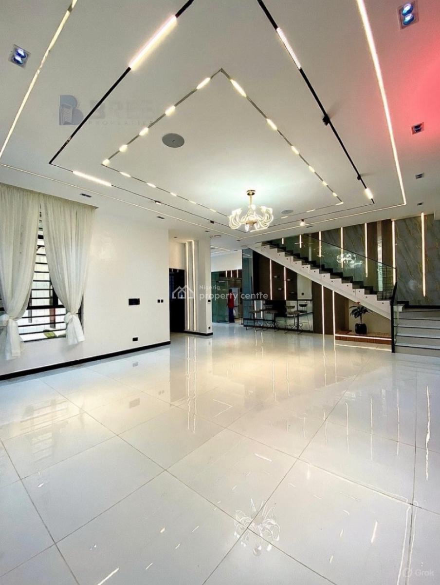 Contemporary 5 Bedroom Detached Duplex with Pool, Gym, Cinema and Bq, Chevron, Lekki, Lagos, Detached Duplex for Sale