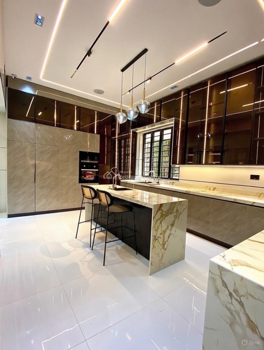 Contemporary 5 Bedroom Detached Duplex with Pool, Gym, Cinema and Bq, Chevron, Lekki, Lagos, Detached Duplex for Sale