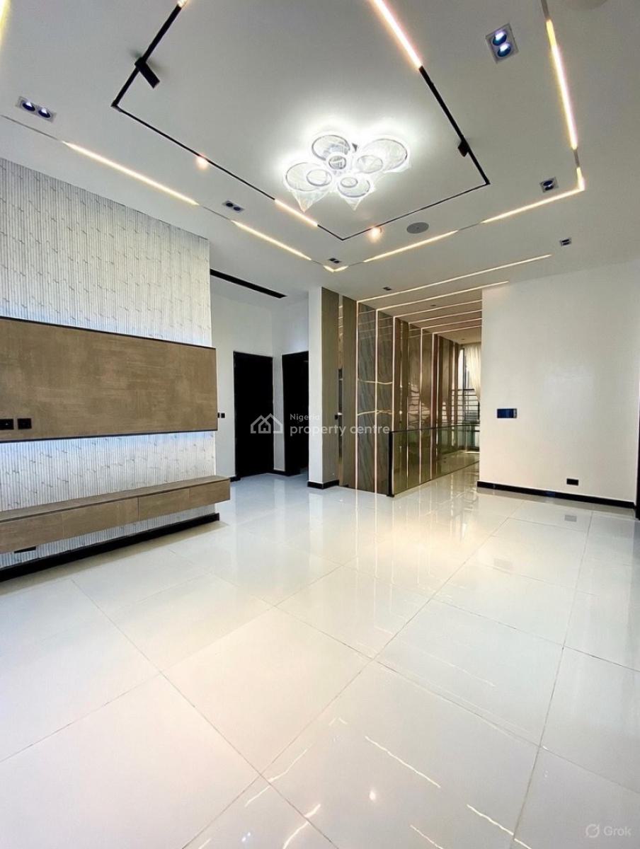Contemporary 5 Bedroom Detached Duplex with Pool, Gym, Cinema and Bq, Chevron, Lekki, Lagos, Detached Duplex for Sale