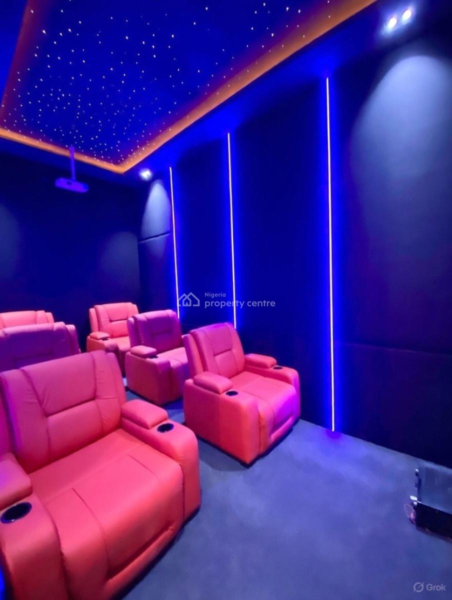 Contemporary 5 Bedroom Detached Duplex with Pool, Gym, Cinema and Bq, Chevron, Lekki, Lagos, Detached Duplex for Sale