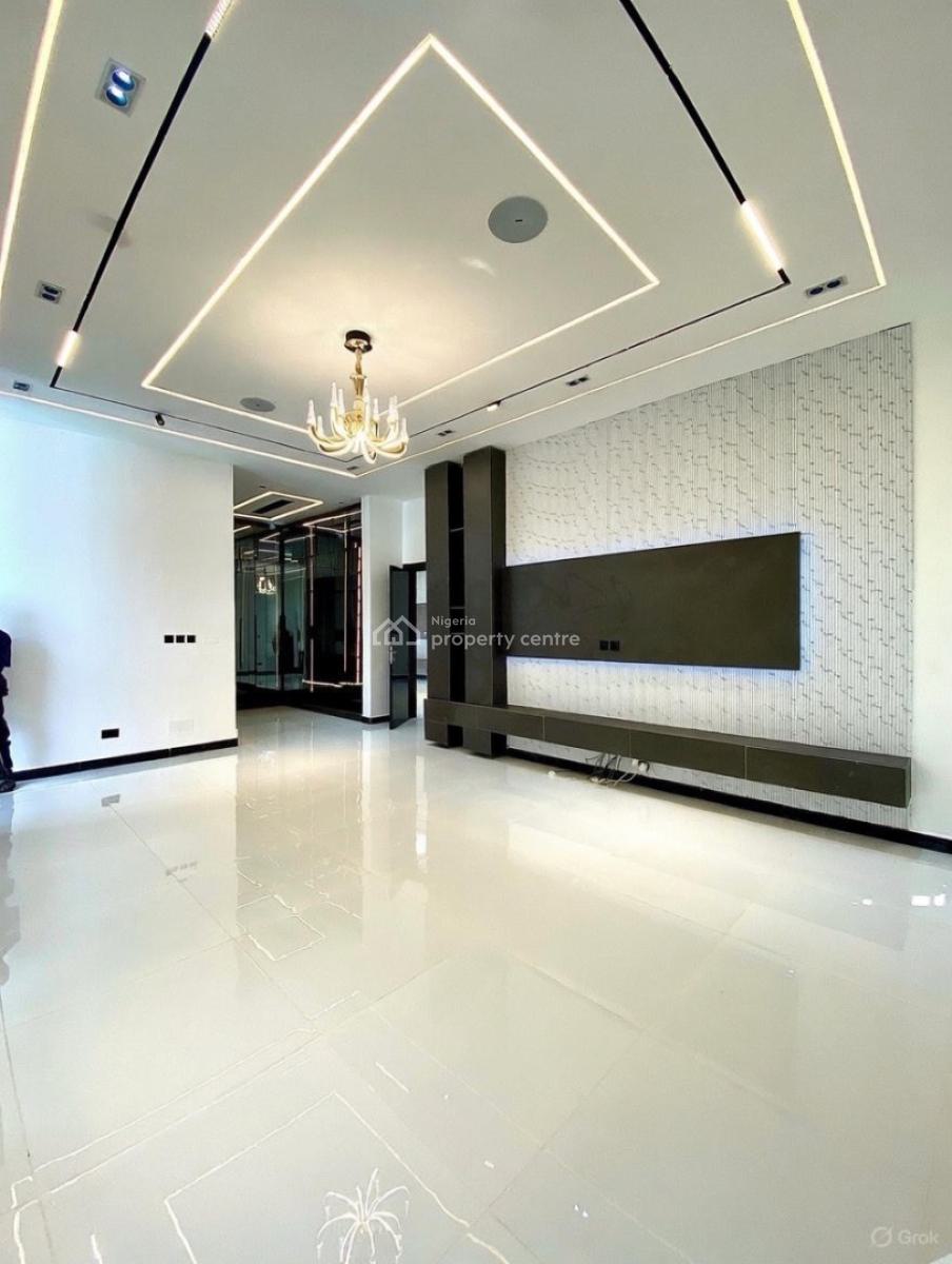 Contemporary 5 Bedroom Detached Duplex with Pool, Gym, Cinema and Bq, Chevron, Lekki, Lagos, Detached Duplex for Sale