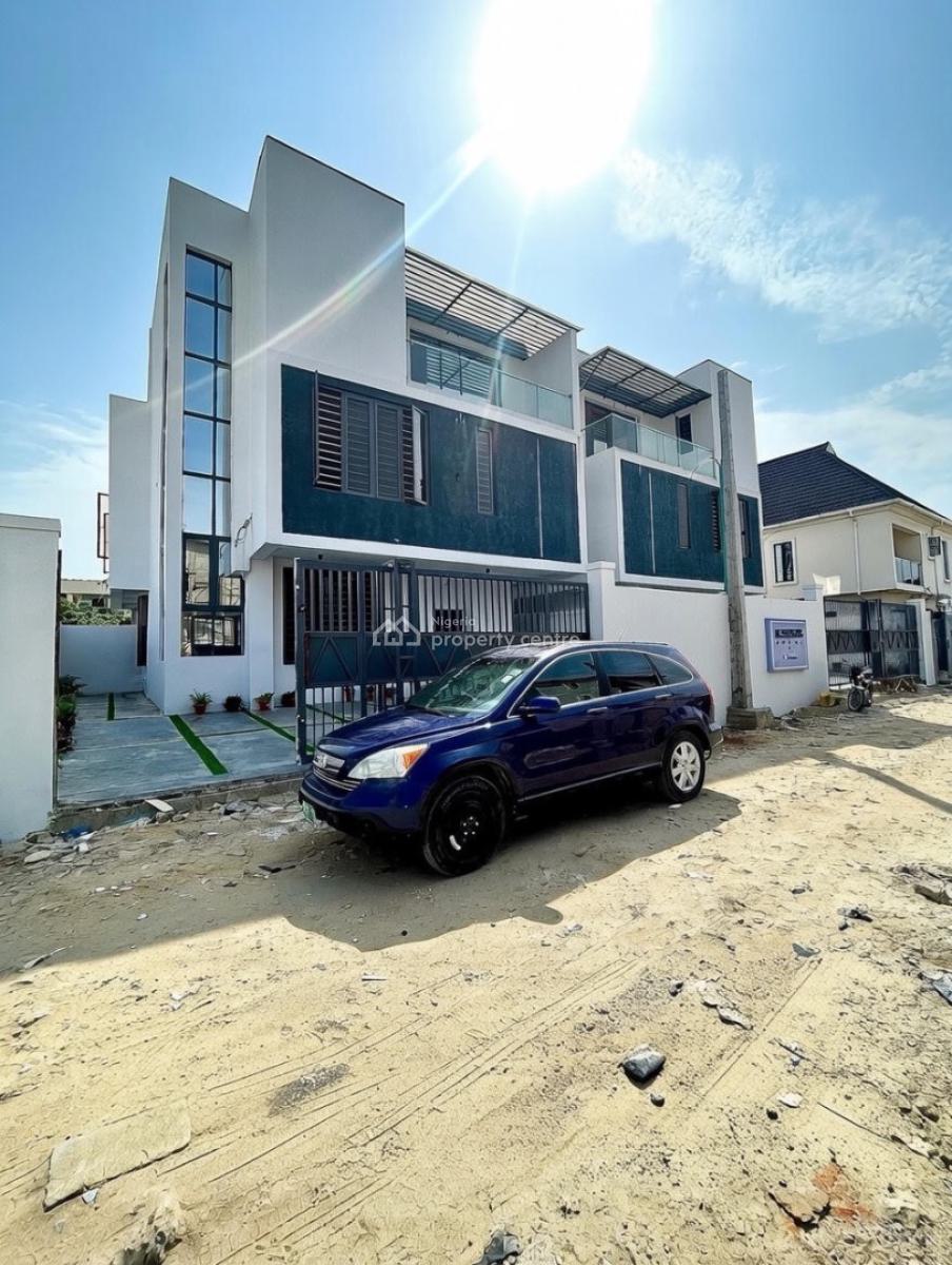 Modern 4 Bedroom Semi Detached Duplex with Bq, Ologolo, Lekki, Lagos, Semi-detached Duplex for Sale