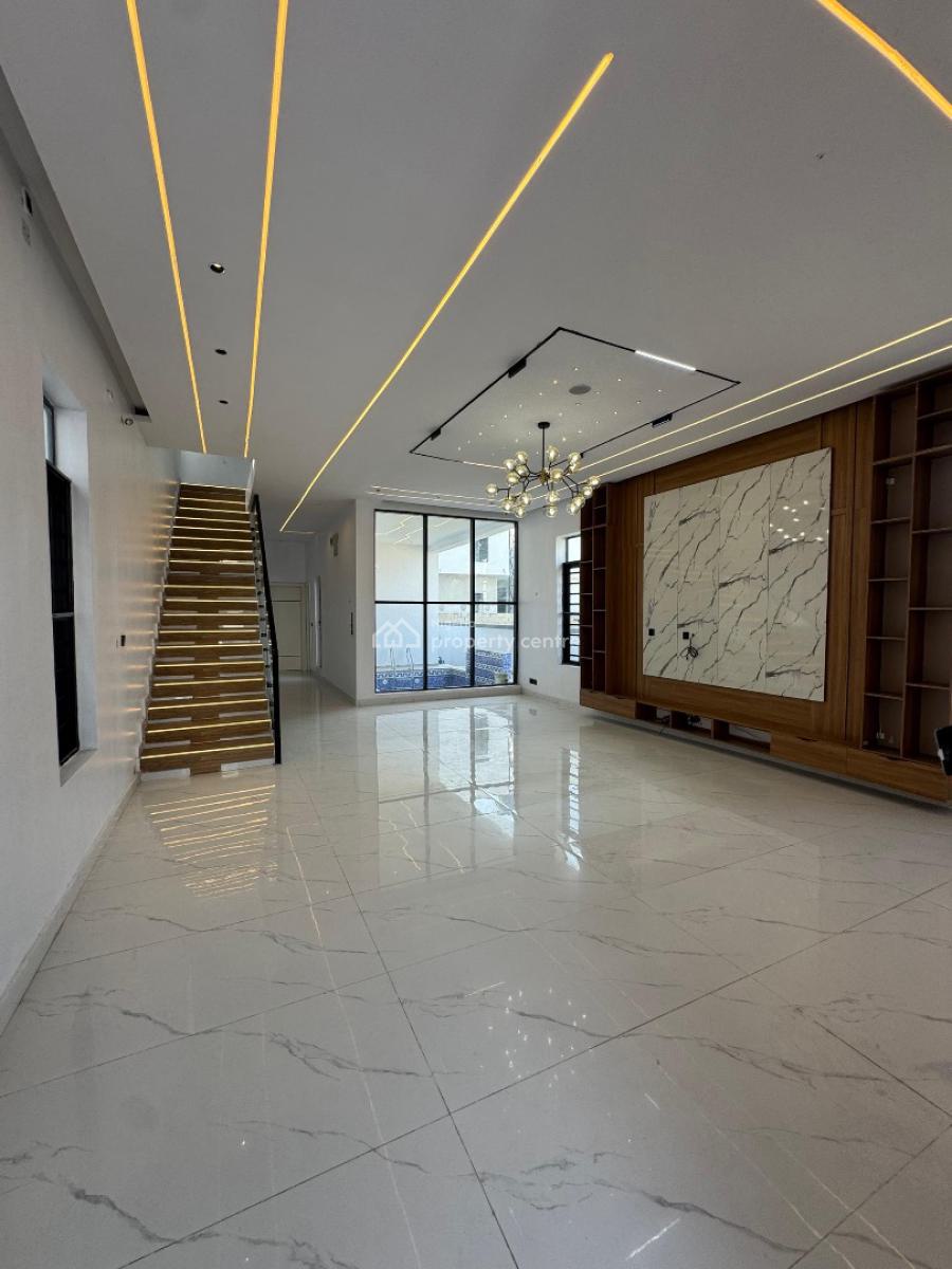 High Ceiling, Luxury 5 Bedroom Fully Detached Duplex with a Pool, Harris Drive By Vgc, Lekki, Lagos, Detached Duplex for Sale