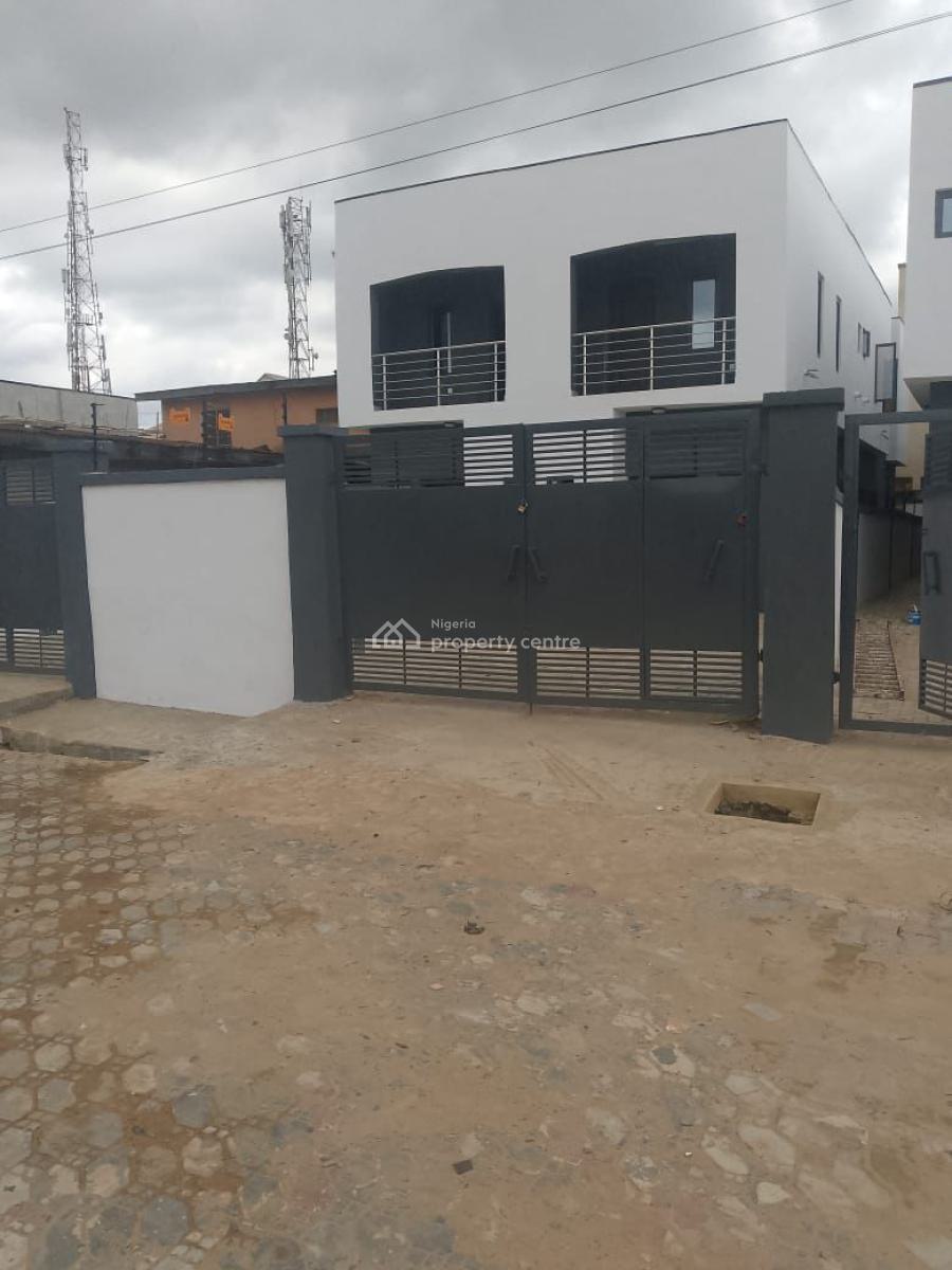 Newly Built 3 Bedroom Duplex with 1 Room Bq, Akinwumi Street, Olowora, Magodo, Lagos, Terraced Duplex for Sale