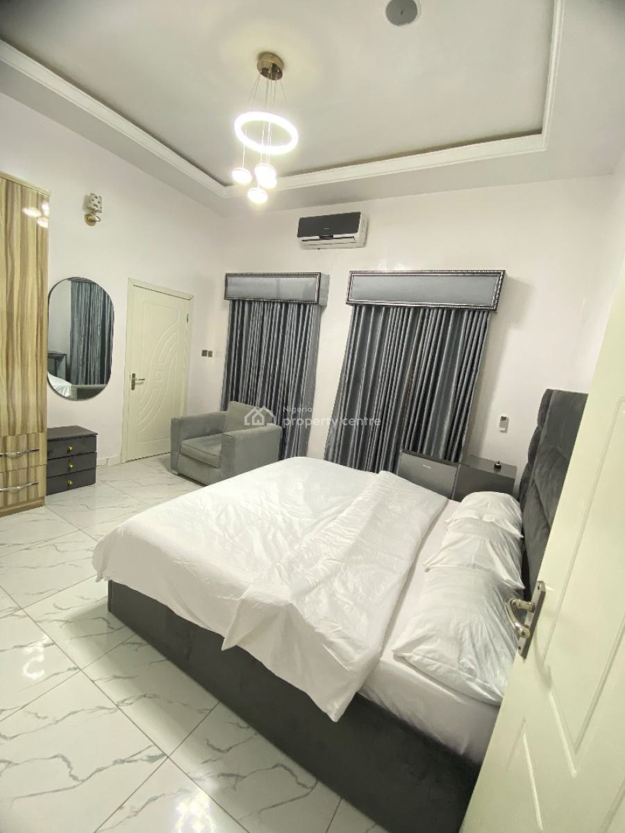 Luxuriously Serviced and Furnished One Bedroom, Chevron, Lekki, Lagos, Mini Flat (room and Parlour) for Rent