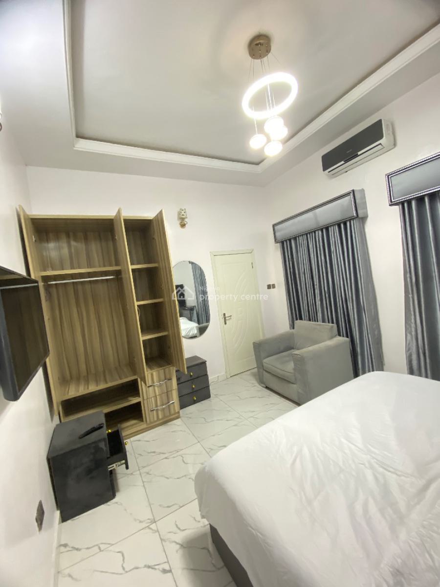 Luxuriously Serviced and Furnished One Bedroom, Chevron, Lekki, Lagos, Mini Flat (room and Parlour) for Rent