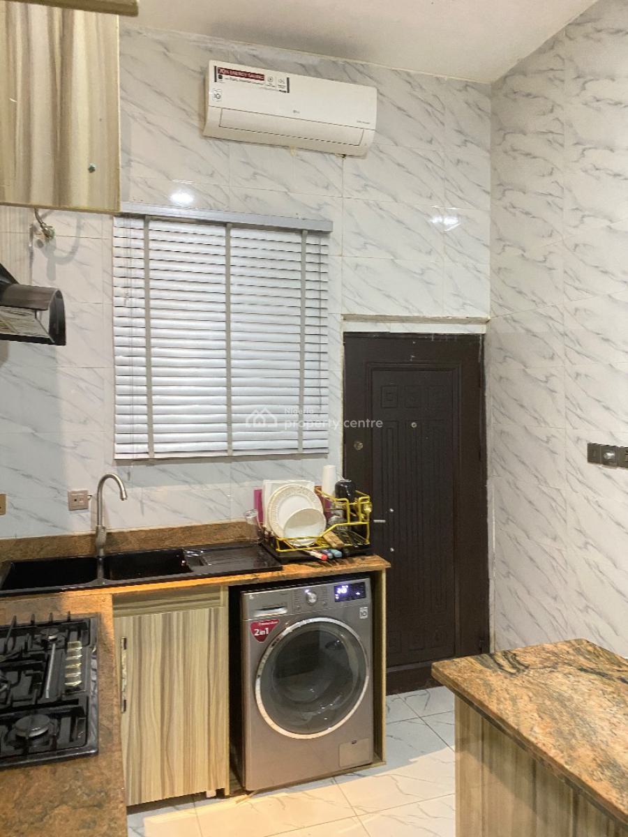 Luxuriously Serviced and Furnished One Bedroom, Chevron, Lekki, Lagos, Mini Flat (room and Parlour) for Rent