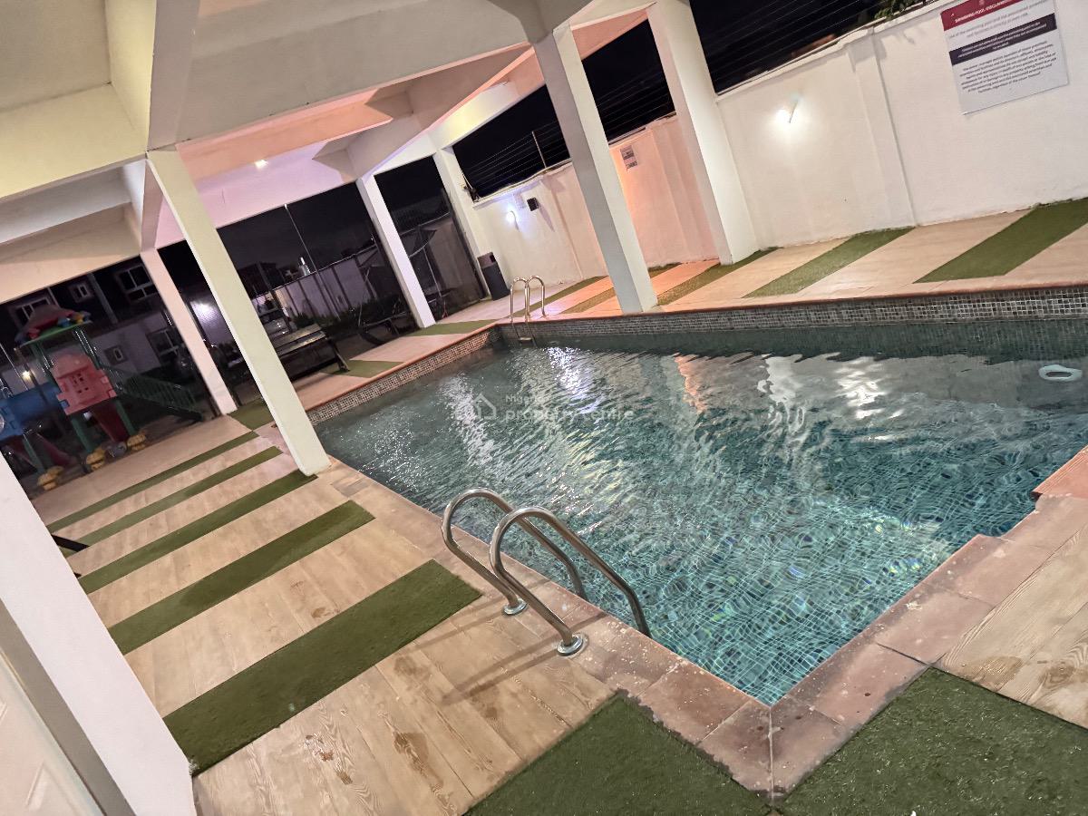 Luxuriously Serviced & Furnished One Bedroom W/ Swimming Pool and Gym, Osapa London, Osapa, Lekki, Lagos, Mini Flat (room and Parlour) for Rent