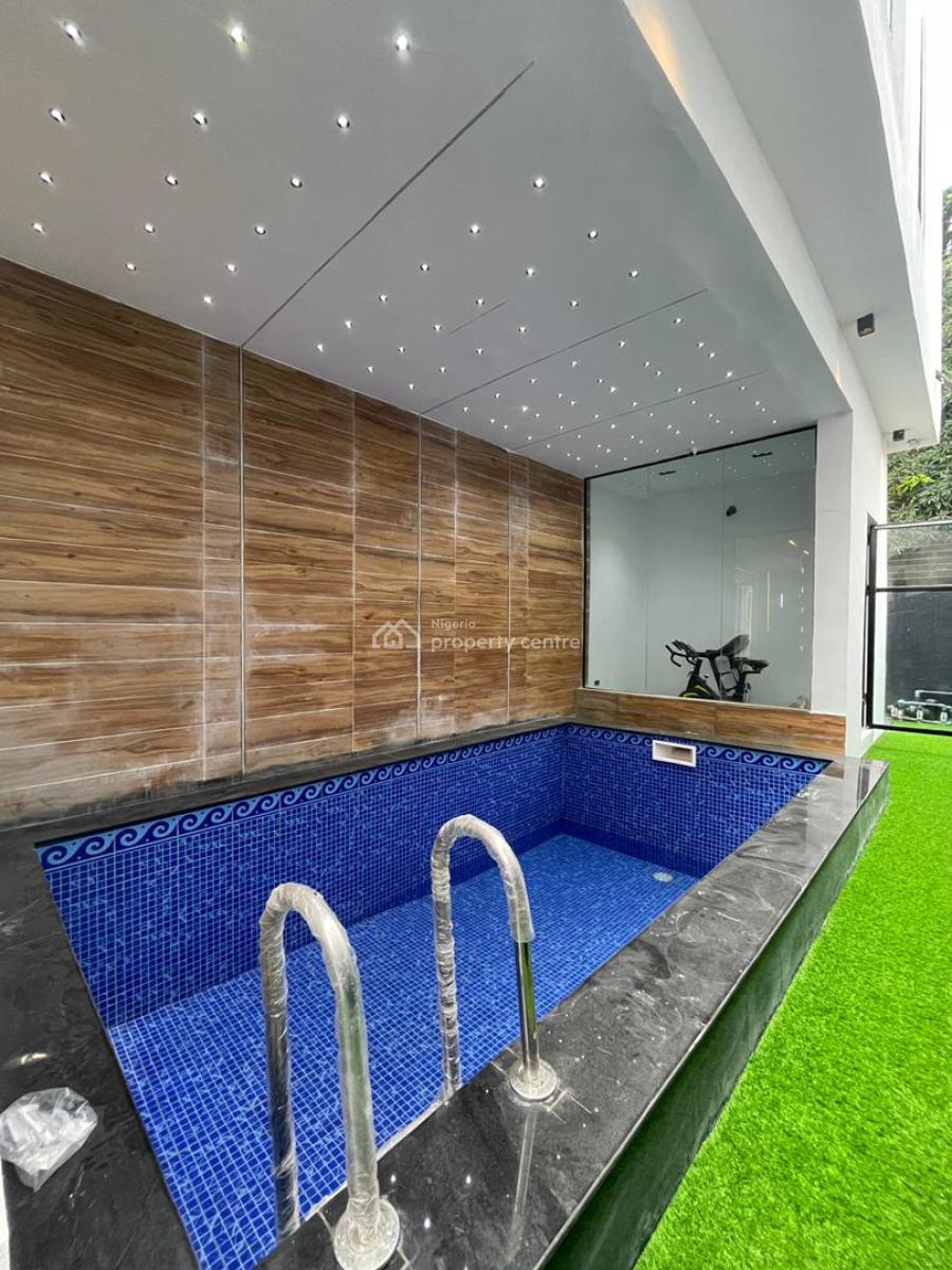Gorgeous 5 Bedroom Duplex with a Gym, Bq M,and a Pool, Chevron, Lekki, Lagos, House for Sale