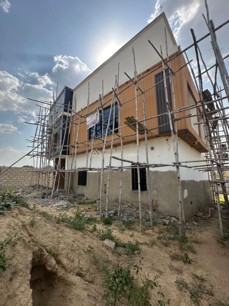 Spacious 3 Bedroom Fully Detached Duplex with Swimming Pool & Cinema, Lugbe District, Abuja, Detached Duplex for Sale