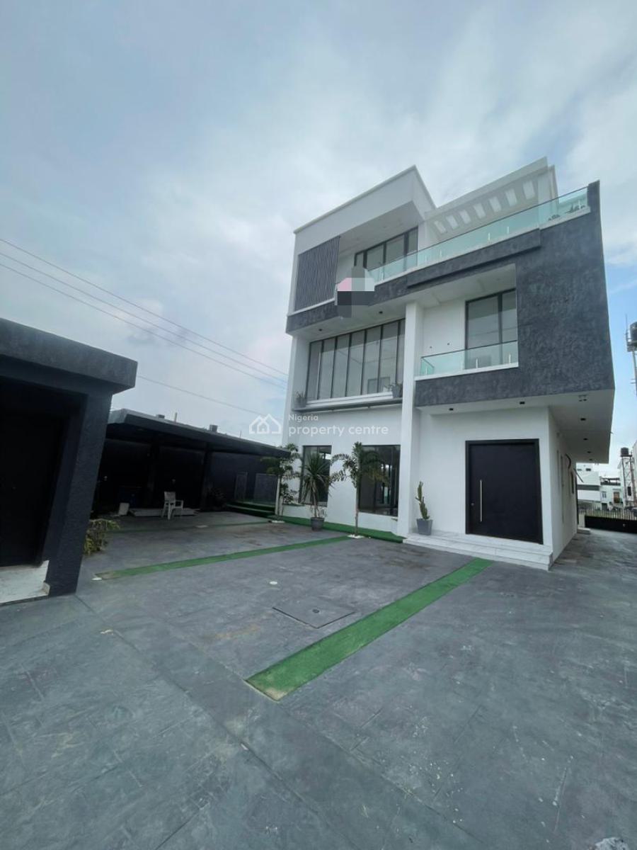 5 Bedrm Fully Detached with S Pool Cinema Open Terrace, Osapa, Lekki, Lagos, Detached Duplex for Sale