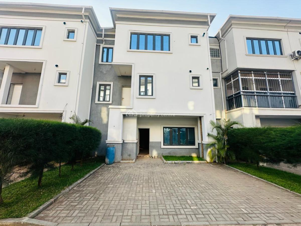 Beautiful Semi Finished  4 Bedroom Terrace Duplex, Bq , in an Estate, Maitama Main, Maitama District, Abuja, Terraced Duplex for Sale