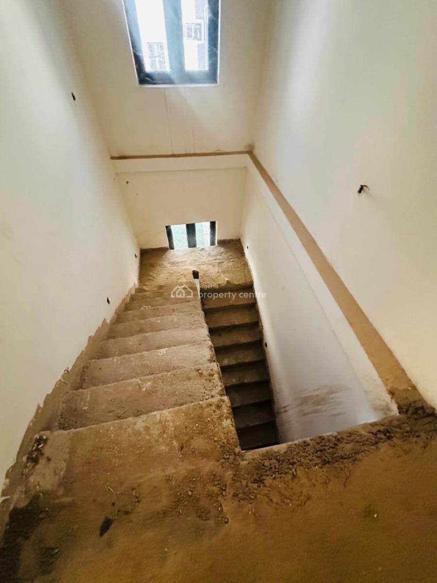 Beautiful Semi Finished  4 Bedroom Terrace Duplex, Bq , in an Estate, Maitama Main, Maitama District, Abuja, Terraced Duplex for Sale