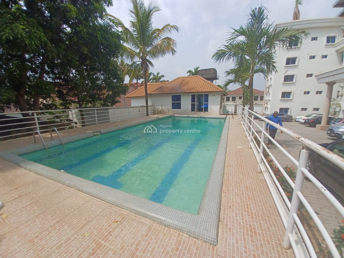 Serviced 2-bedroom Apartment + Generator & Pool, Wuse 2, Abuja, Flat / Apartment for Rent