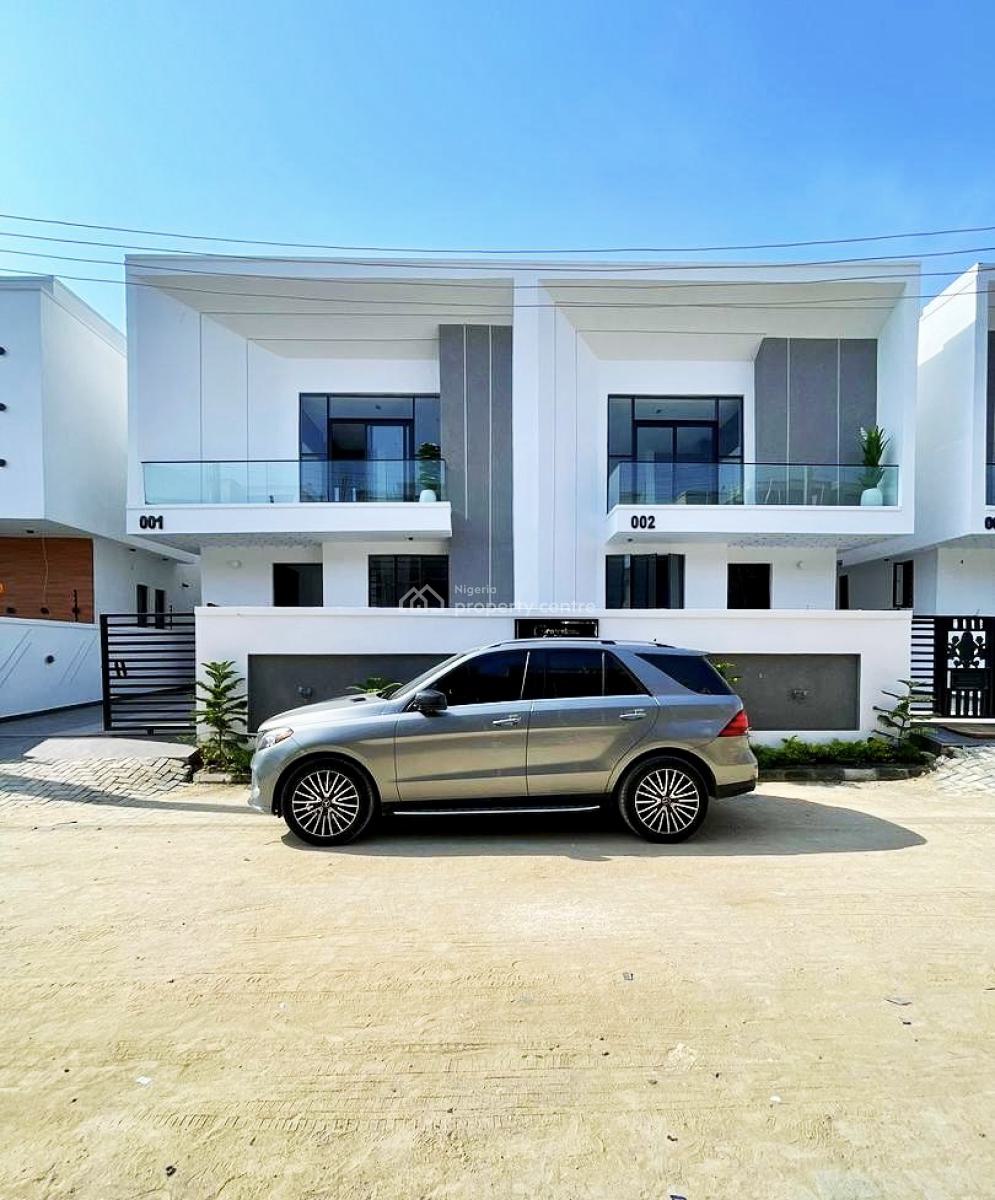 a Refined 4-bedroom Semi-detached Duplex with Bq for Modern Living, Ajah, Lagos, House for Sale