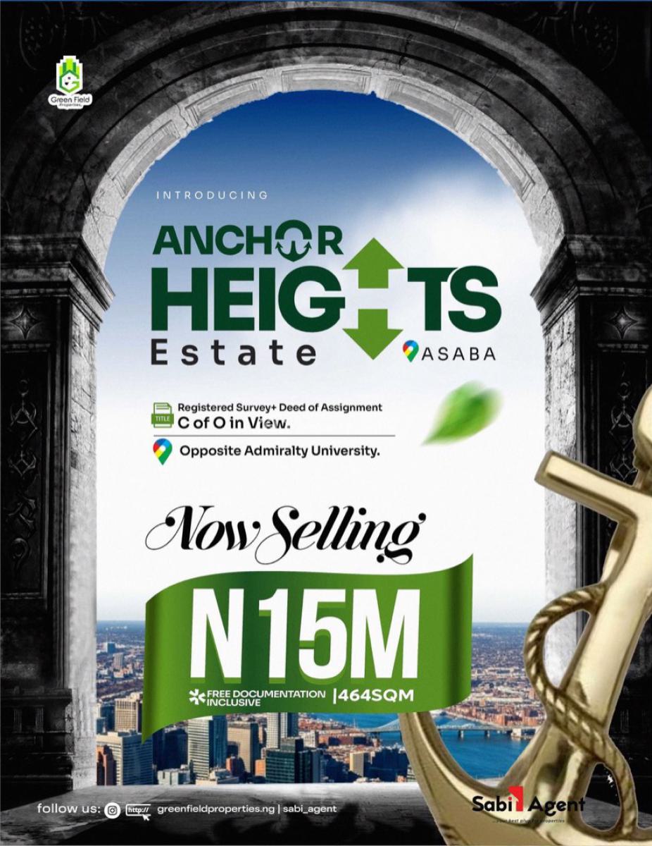 Looking for Properties Facing The Road..good for Commercial and Reside, Directly Opposite Admiralty University Facing The Titled Road, Asaba, Delta, Mixed-use Land for Sale