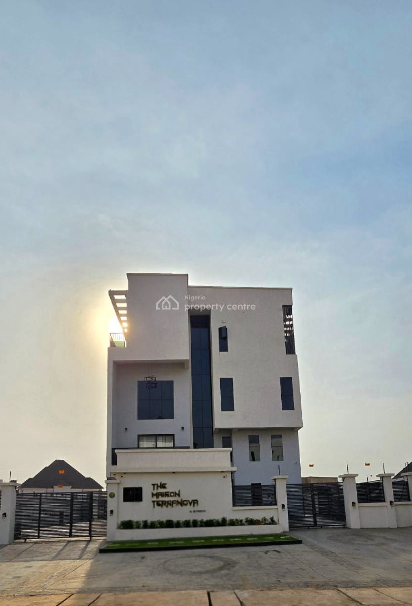 Smart 4 Bedroom Mansionnette with a Room Bq, Wuye, Abuja, Semi-detached Duplex for Sale