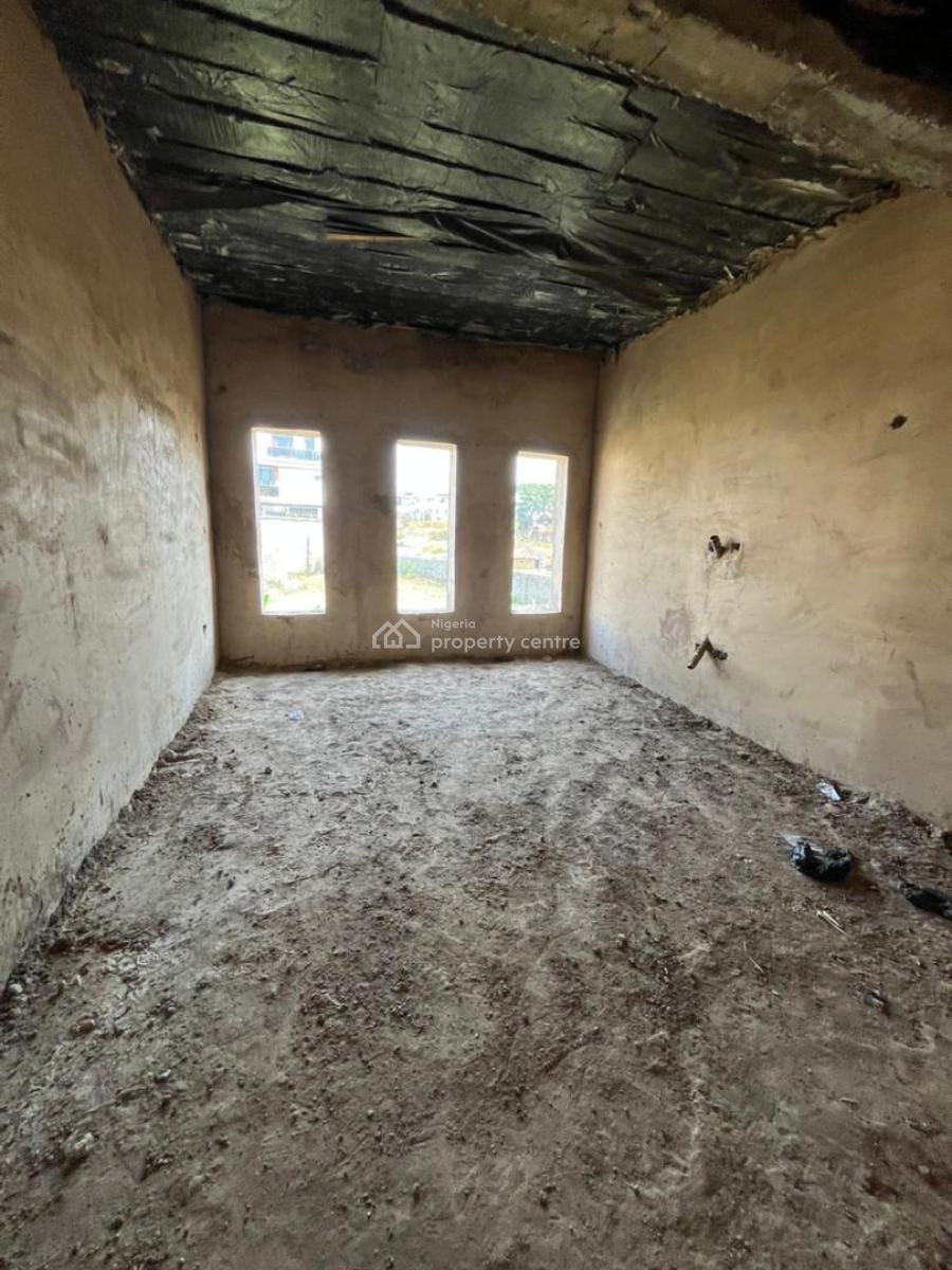 Semi Finished 4 Bedroom Terrace Duplex with a Bq, Guzape District, Abuja, Terraced Duplex for Sale