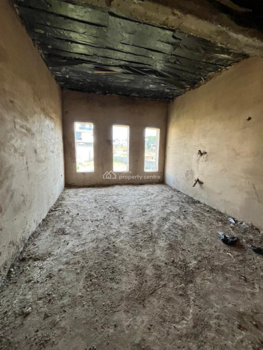 Semi Finished 4 Bedroom Terrace Duplex with a Bq, Guzape District, Abuja, Terraced Duplex for Sale