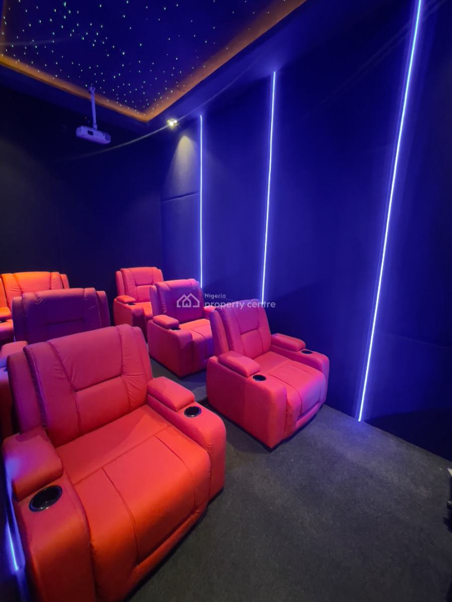 Corner Piece 5 Bedroom Duplex with Swimming Pool and Cinema, Chevron, Lekki, Lagos, Detached Duplex for Sale