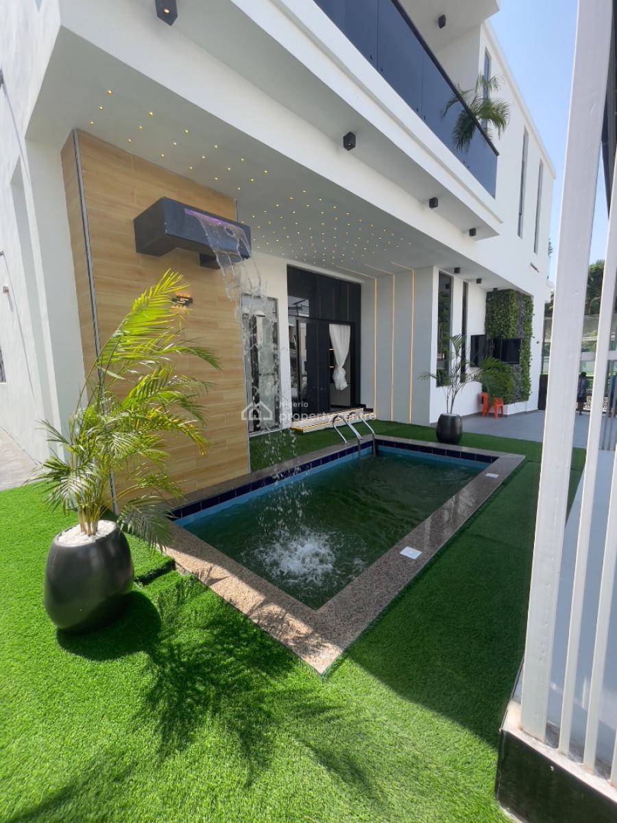 Corner Piece 5 Bedroom Duplex with Swimming Pool and Cinema, Chevron, Lekki, Lagos, Detached Duplex for Sale