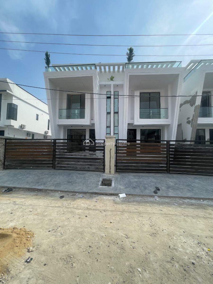 4 Bedroom Semi Detached with a Bq, Ikota, Lekki, Lagos, Semi-detached Duplex for Sale