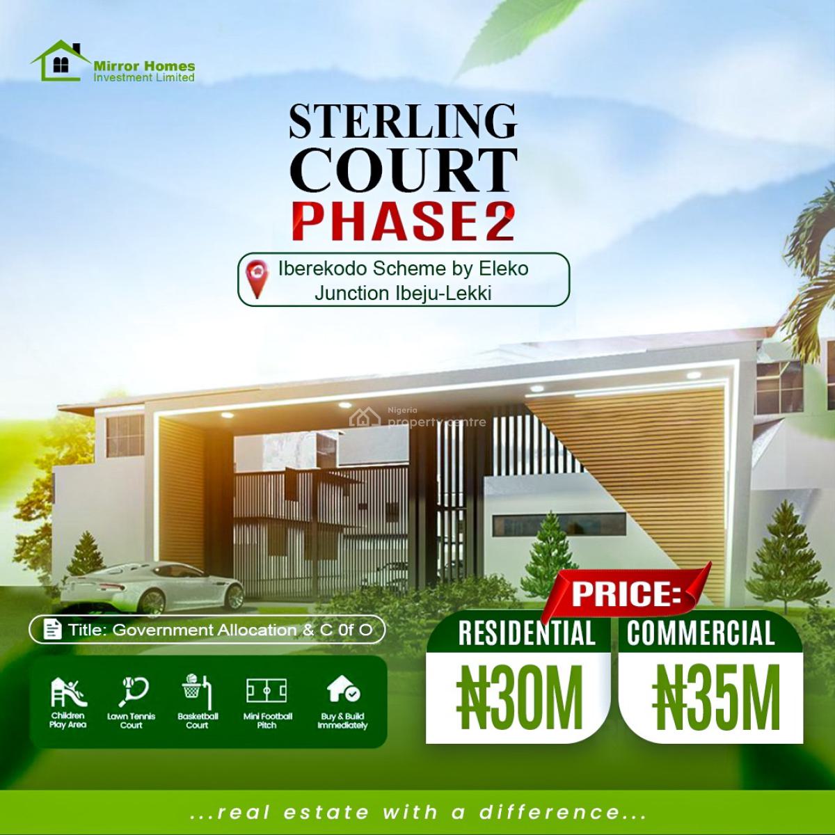 an Amazing Estate Surrounded By Nigerias Finest Projects, Off Eleko Junction, Iberekodo, Ibeju Lekki, Lagos, Residential Land for Sale
