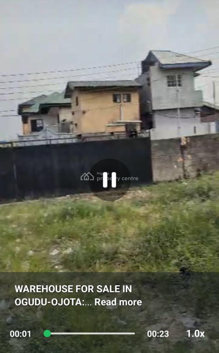 Warehouse with Offices in Self Compound, Ogudu-ojota, Ogudu, Lagos, Warehouse for Sale
