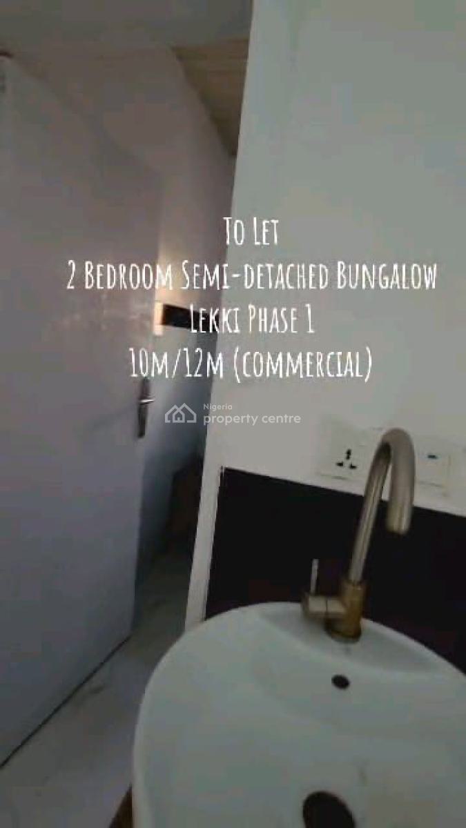 2bed  Commercial Semi Detached Bungalow in Lekki Phase 1, Lekki Phase One,lekki ,lagos , Nigeria, Lekki Phase 1, Lekki, Lagos, Semi-detached Bungalow for Rent