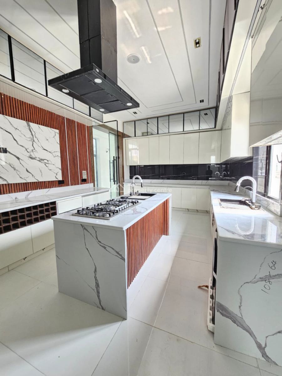 Exquisite 5 Bedroom Fully Detached Duplex with Bq and Swimming Pool, Less Than 15 Minutes From Abraham Adesanya, Lekki, Ajah, Lagos, Detached Duplex for Sale