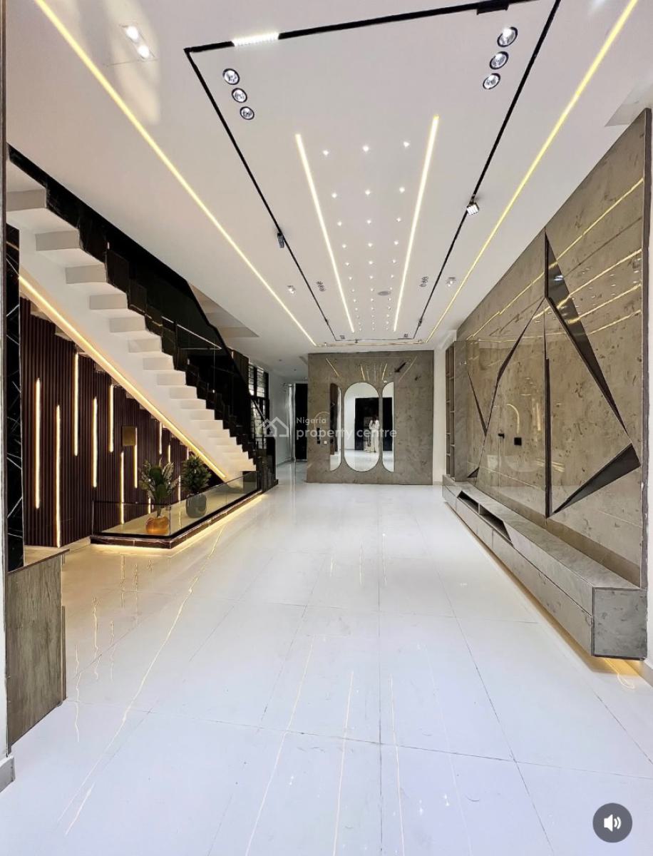 Contemporary 5 Bedroom Fully Detached with Swimming Pool, Chevron, Lekki, Lagos, Detached Duplex for Sale