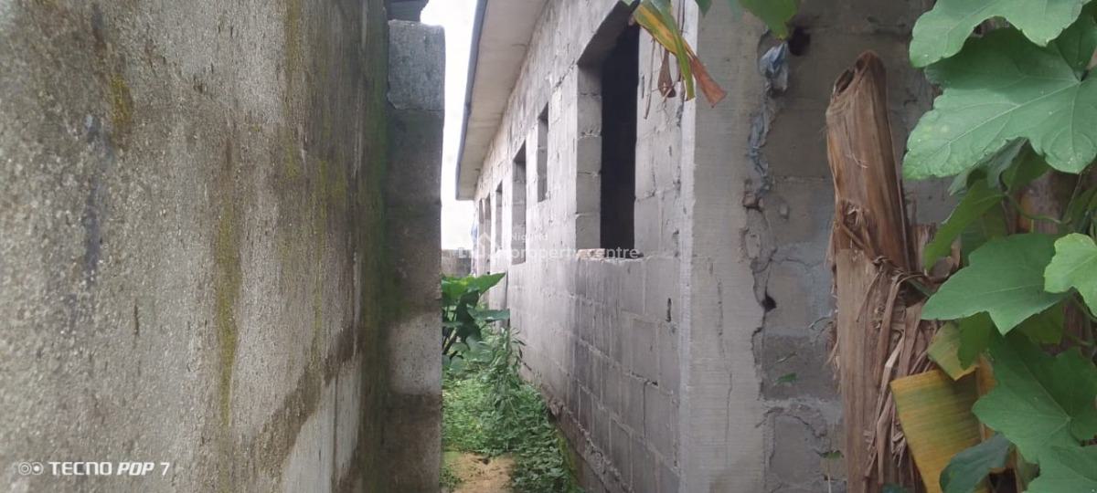 Carcass 4 Bedroom Bungalow with Extra 2 Bedroom Flat, Diplomat Road,rumuekini,off East-west Road, Port Harcourt, Rivers, Detached Bungalow for Sale