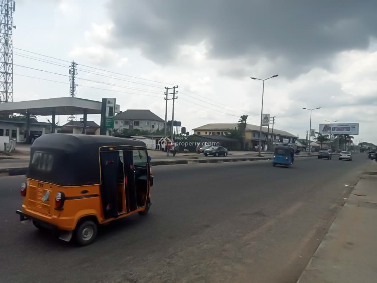 Commercial 4 Plots of Land Directly on Iwofe Major Road, Iwofe Road, Rumueprikom, Port Harcourt, Rivers, Commercial Land for Sale