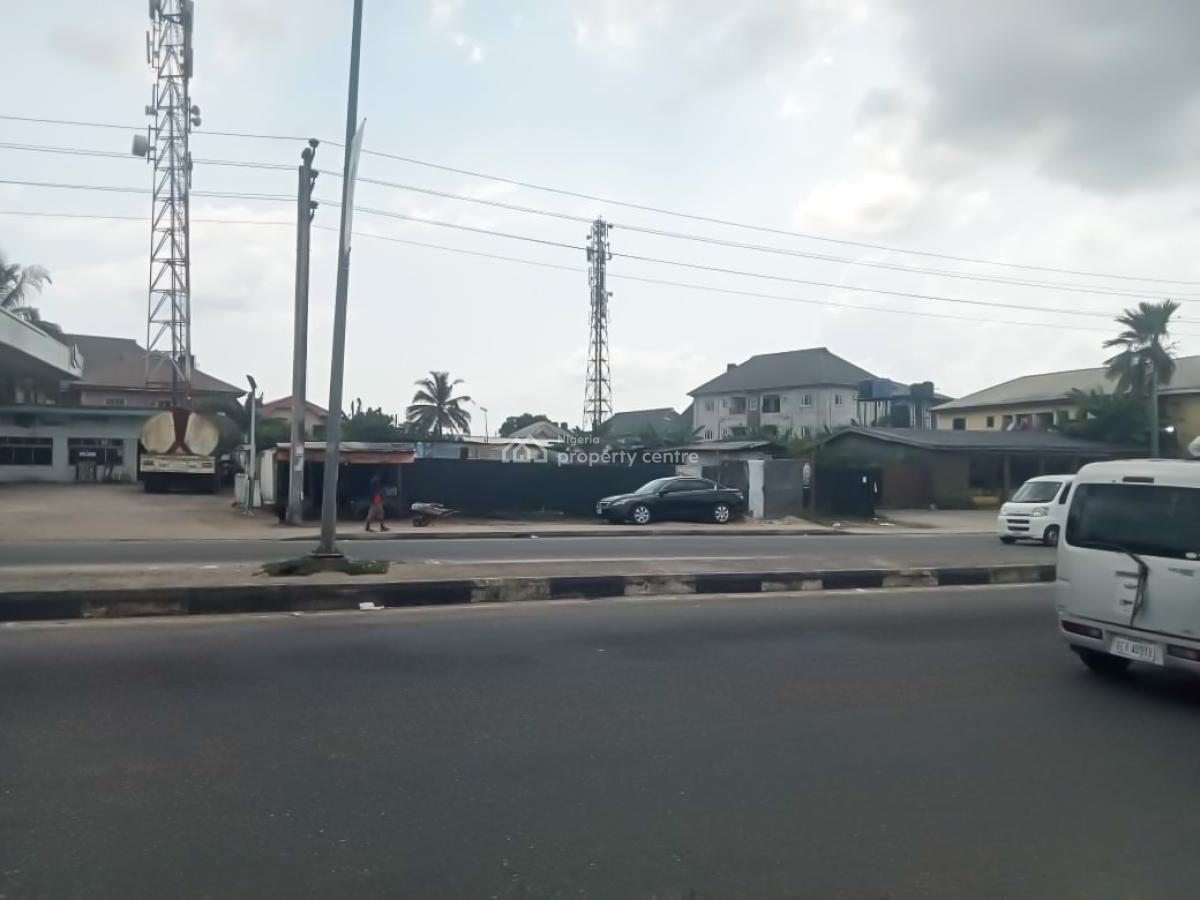 Commercial 4 Plots of Land Directly on Iwofe Major Road, Iwofe Road, Rumueprikom, Port Harcourt, Rivers, Commercial Land for Sale