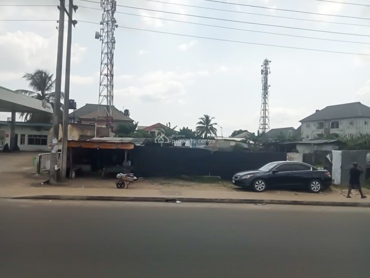 Commercial 4 Plots of Land Directly on Iwofe Major Road, Iwofe Road, Rumueprikom, Port Harcourt, Rivers, Commercial Land for Sale