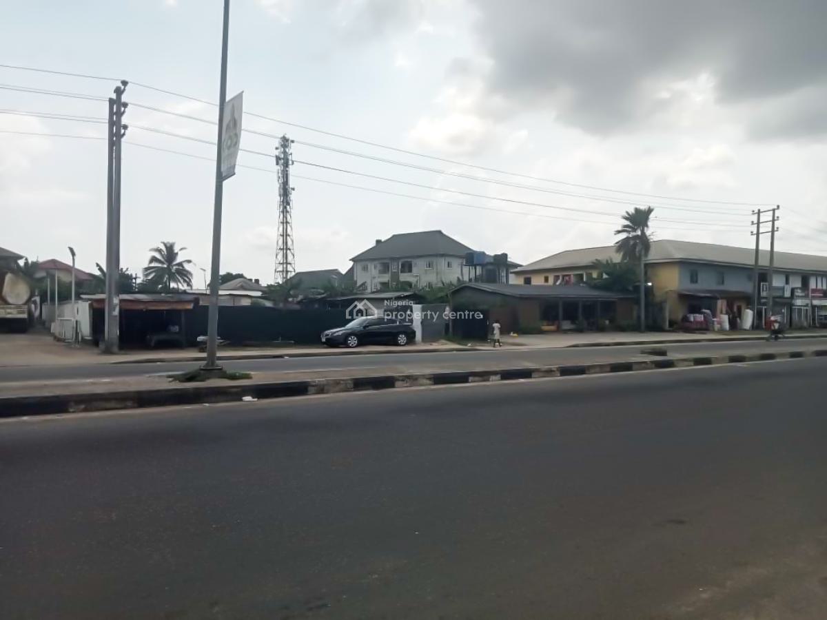 Commercial 4 Plots of Land Directly on Iwofe Major Road, Iwofe Road, Rumueprikom, Port Harcourt, Rivers, Commercial Land for Sale