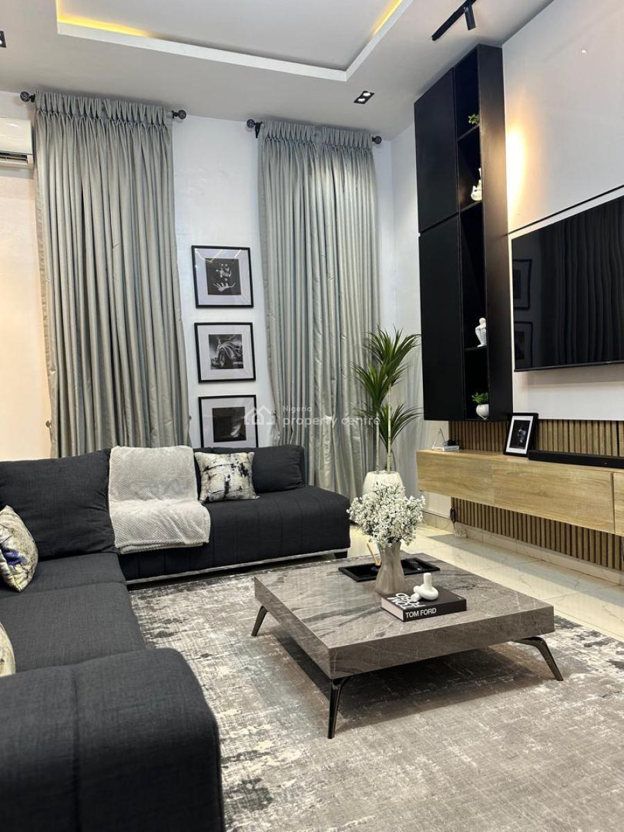 Spacious Fully Furnished 4 Bedroom Terrace, Royal Pine Estate Orchid Road Eleganza Bustop Lekki Lagos, Lekki, Lagos, Terraced Duplex for Rent