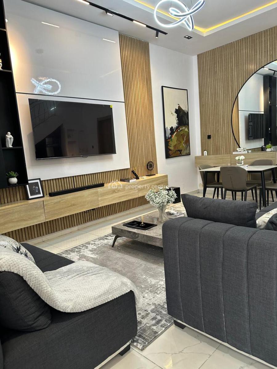 Spacious Fully Furnished 4 Bedroom Terrace, Royal Pine Estate Orchid Road Eleganza Bustop Lekki Lagos, Lekki, Lagos, Terraced Duplex for Rent